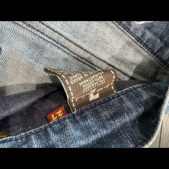 7 for all mankind purple rhinestone jeans💜 - Picture 7 of 7